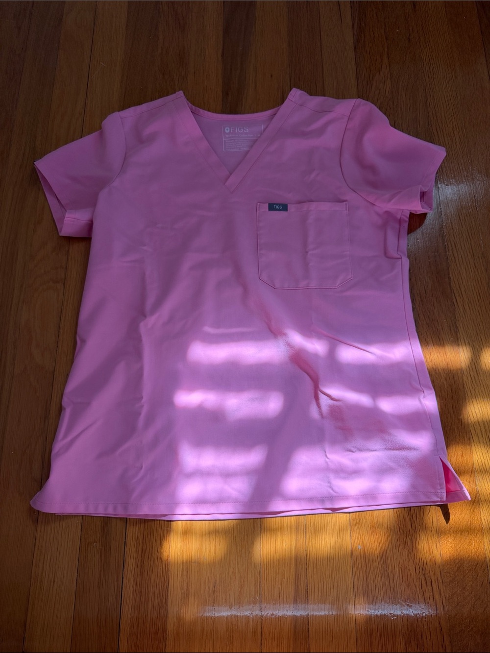 Figs Pulmonary Pink Catarina Scrub Top